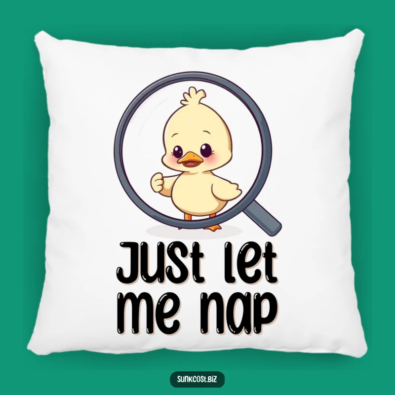 Funny Duck Pillow - Hilarious Decorative Cushion for Cozy Laughs