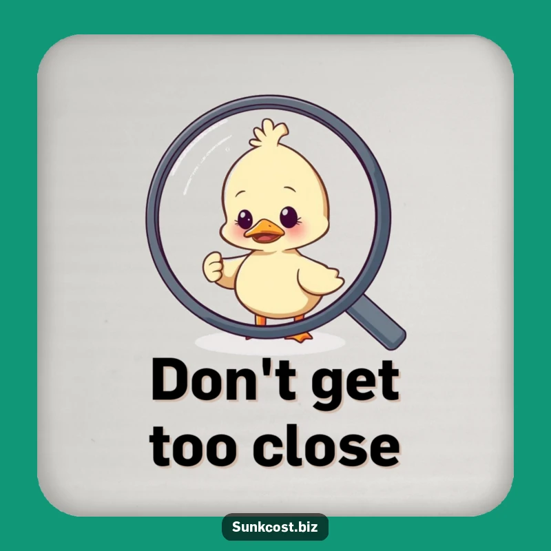 Funny Duck Coaster - Hilarious Protection for Your Surfaces