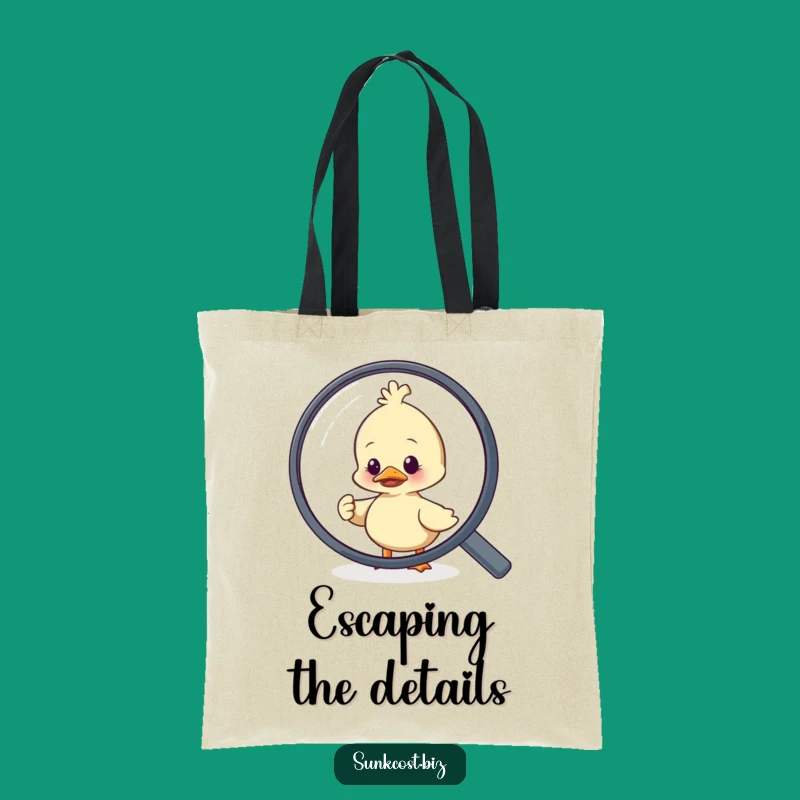 Funny Duck Tote Bag - Hilarious Shopping Bag for Your Essentials